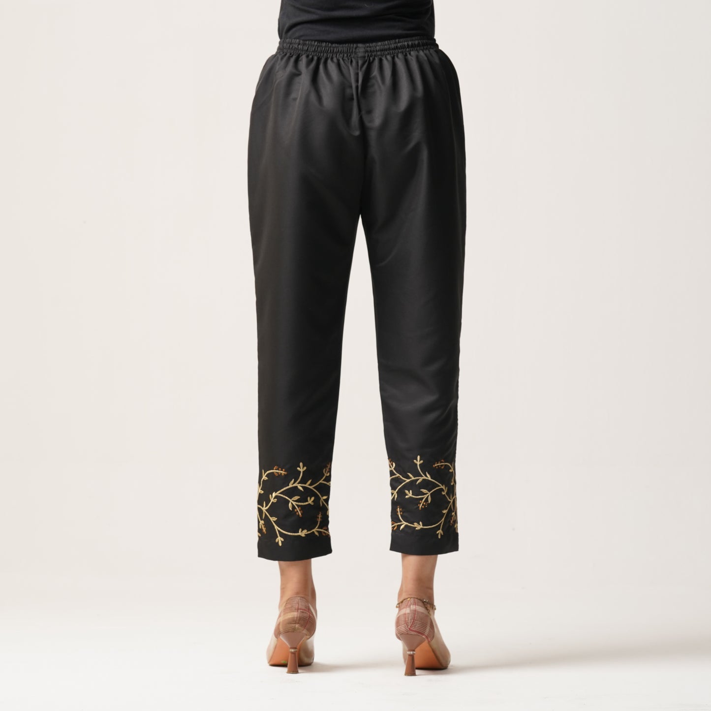 Womens Ethnic Bottom-Black