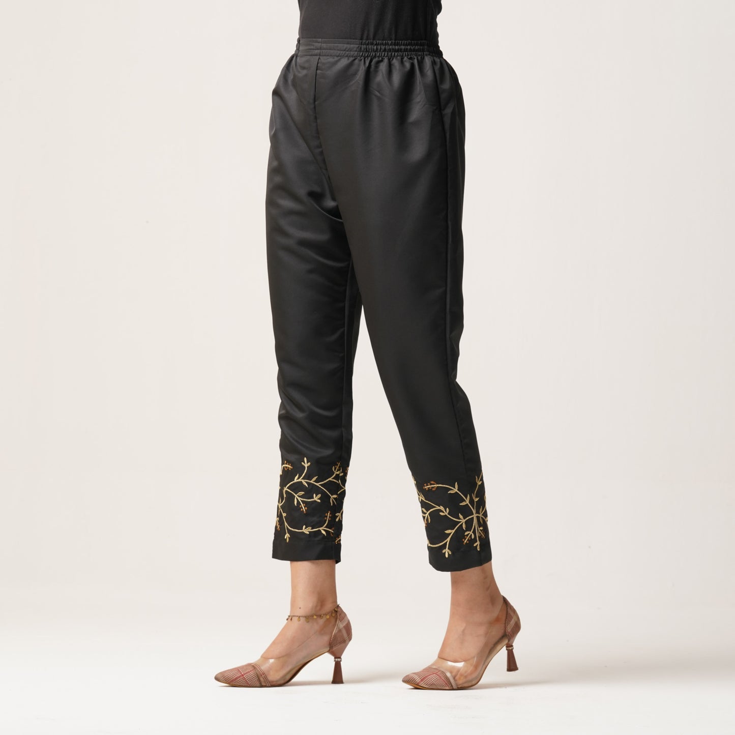 Womens Ethnic Bottom-Black