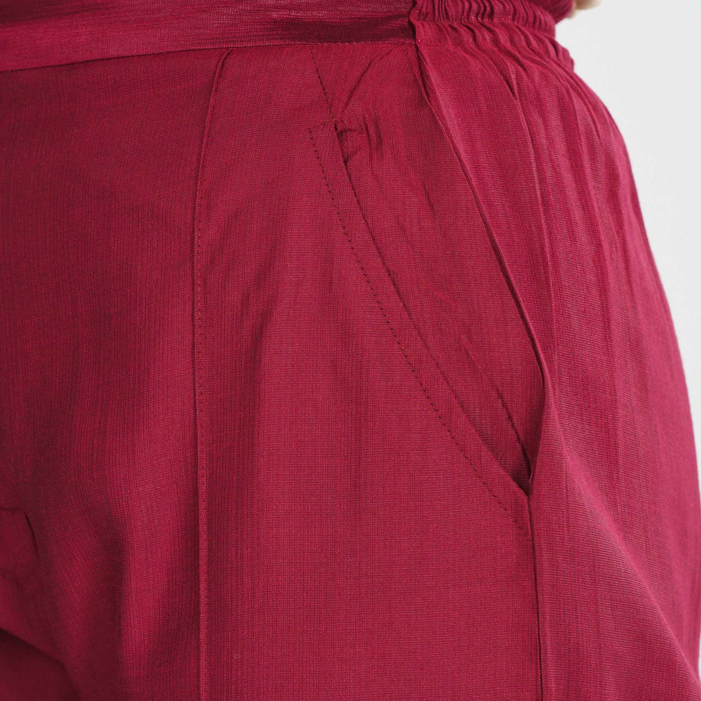 Womens Ethnic Maroon Pant