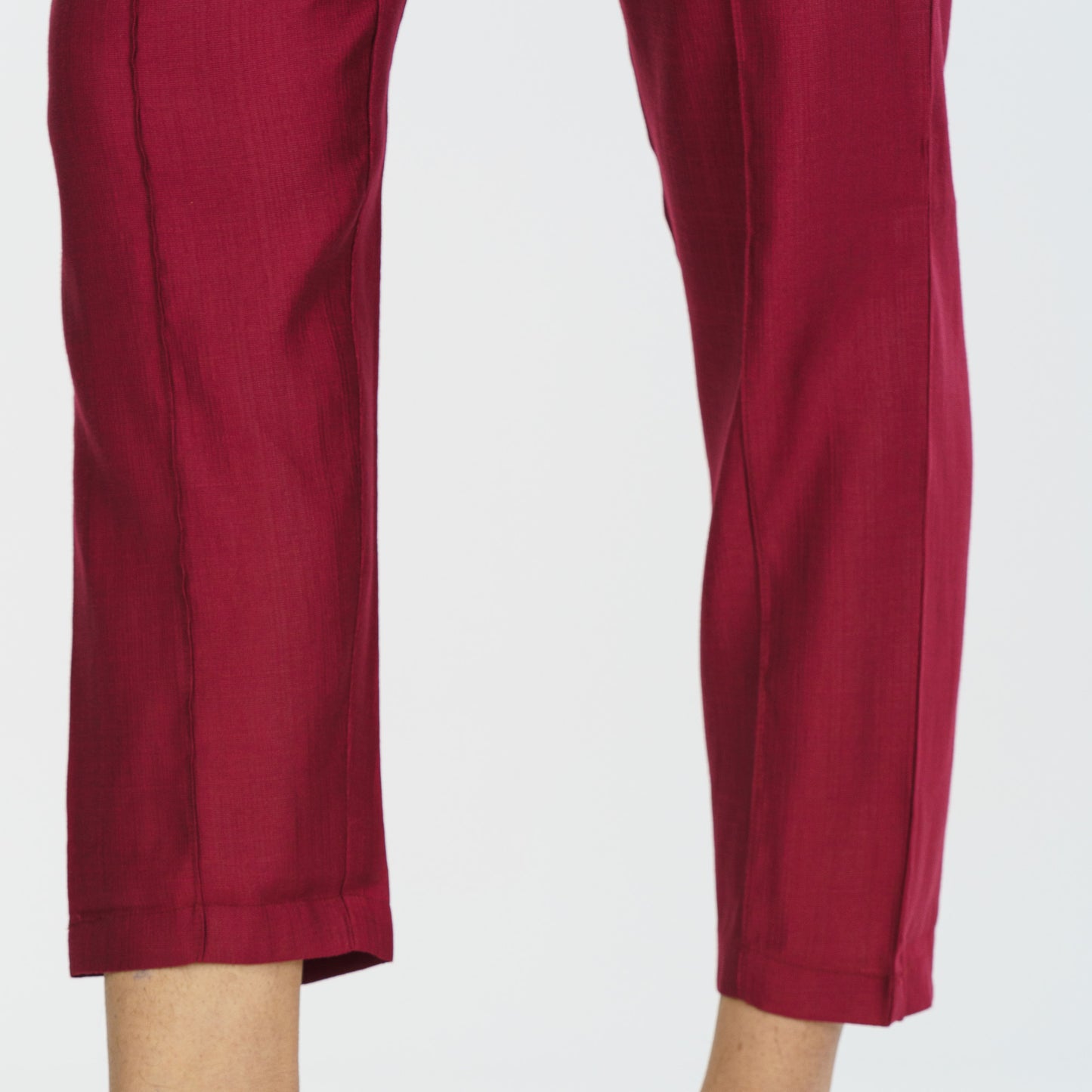 Womens Ethnic Maroon Pant