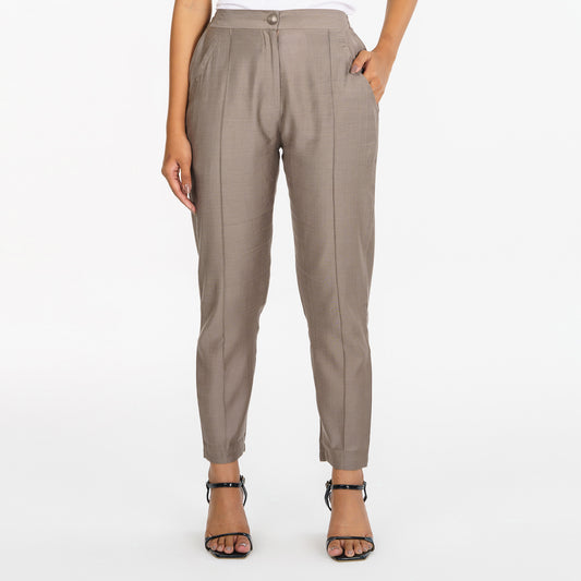 Womens Ethnic Beige Pant