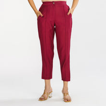 Load image into Gallery viewer, ETHNIC BOTTOM-MAROON
