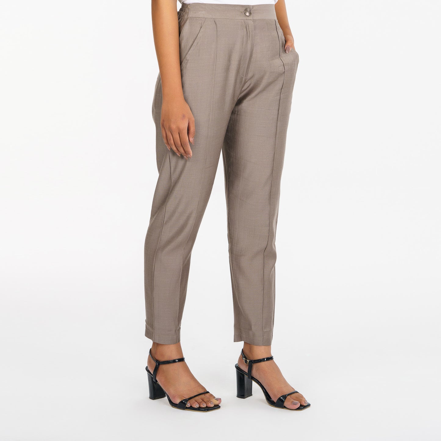 Womens Ethnic Beige Pant