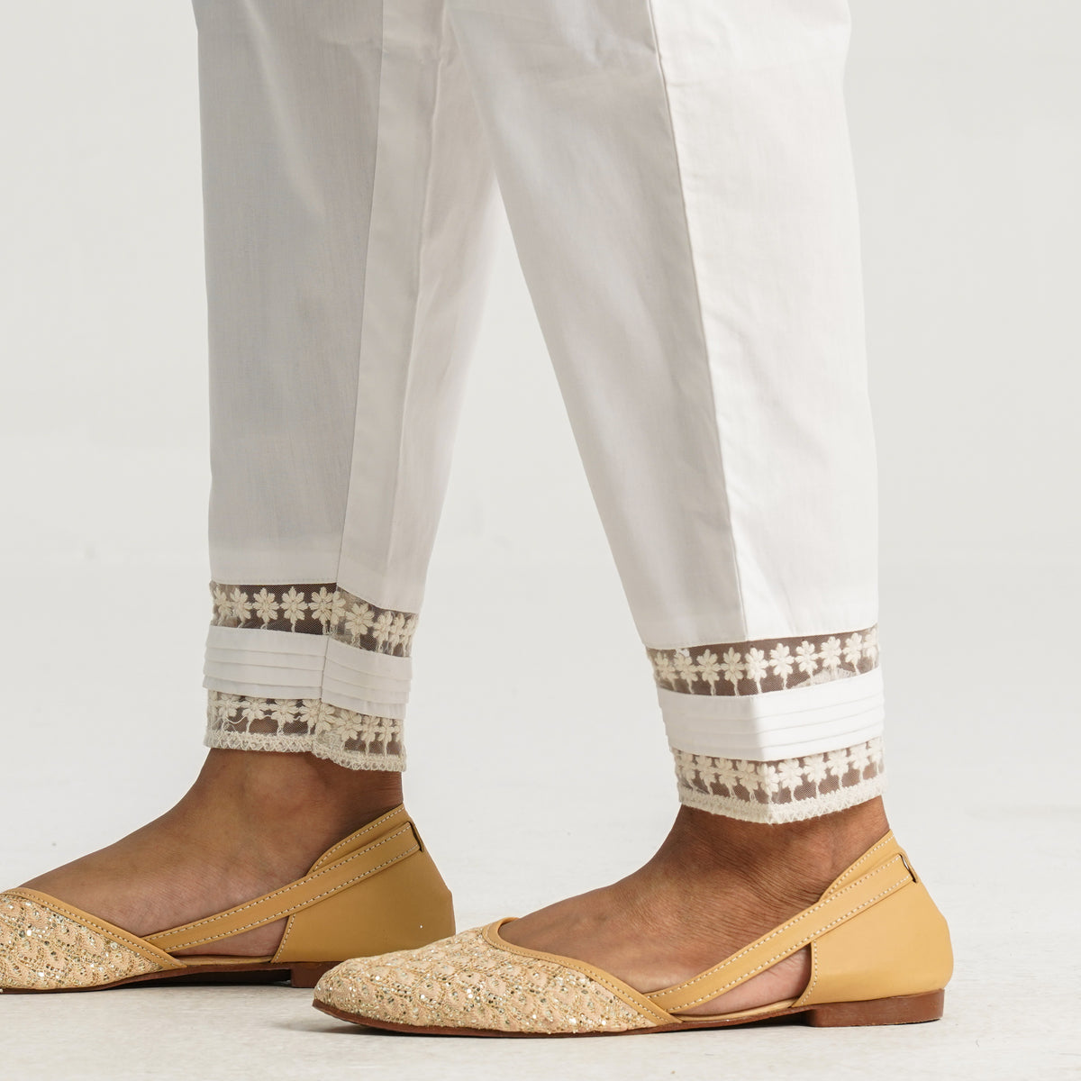 Womens White Bottom