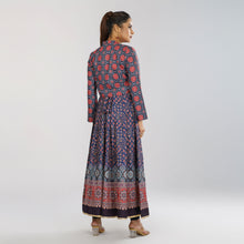 Load image into Gallery viewer, Women&#39;s Ethnic Navy Gown
