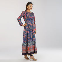 Load image into Gallery viewer, Women&#39;s Ethnic Navy Gown
