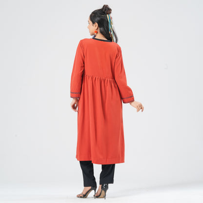 Women’s Crinkle Georgette Kurti