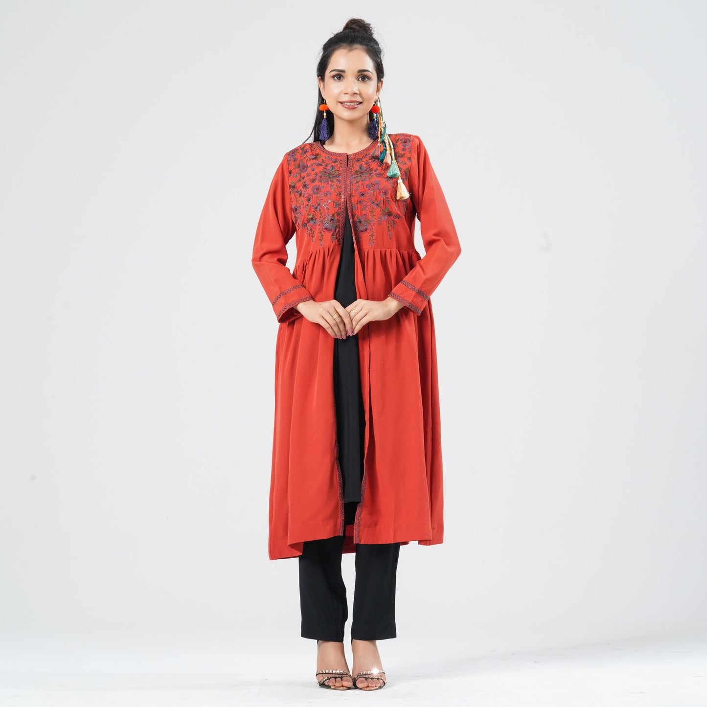 Women’s Crinkle Georgette Kurti