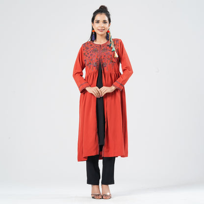 Women’s Crinkle Georgette Kurti