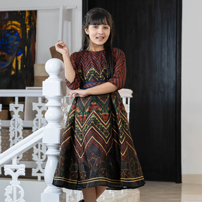 Girls Frock-Green