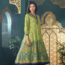 Load image into Gallery viewer, ETHNIC GOWN-GREEN
