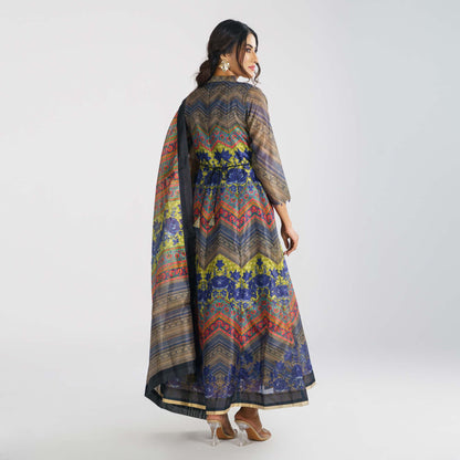 Women’s Ethnic Multi Color Gown