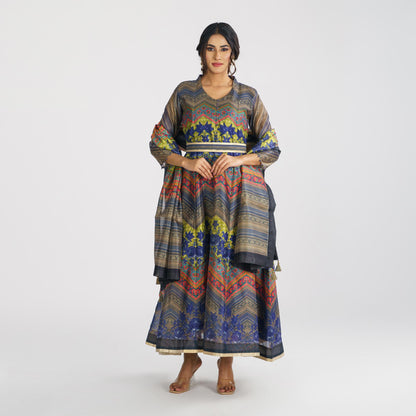 Women’s Ethnic Multi Color Gown
