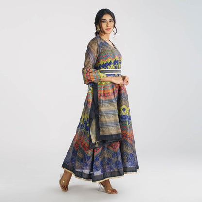 Women’s Ethnic Multi Color Gown
