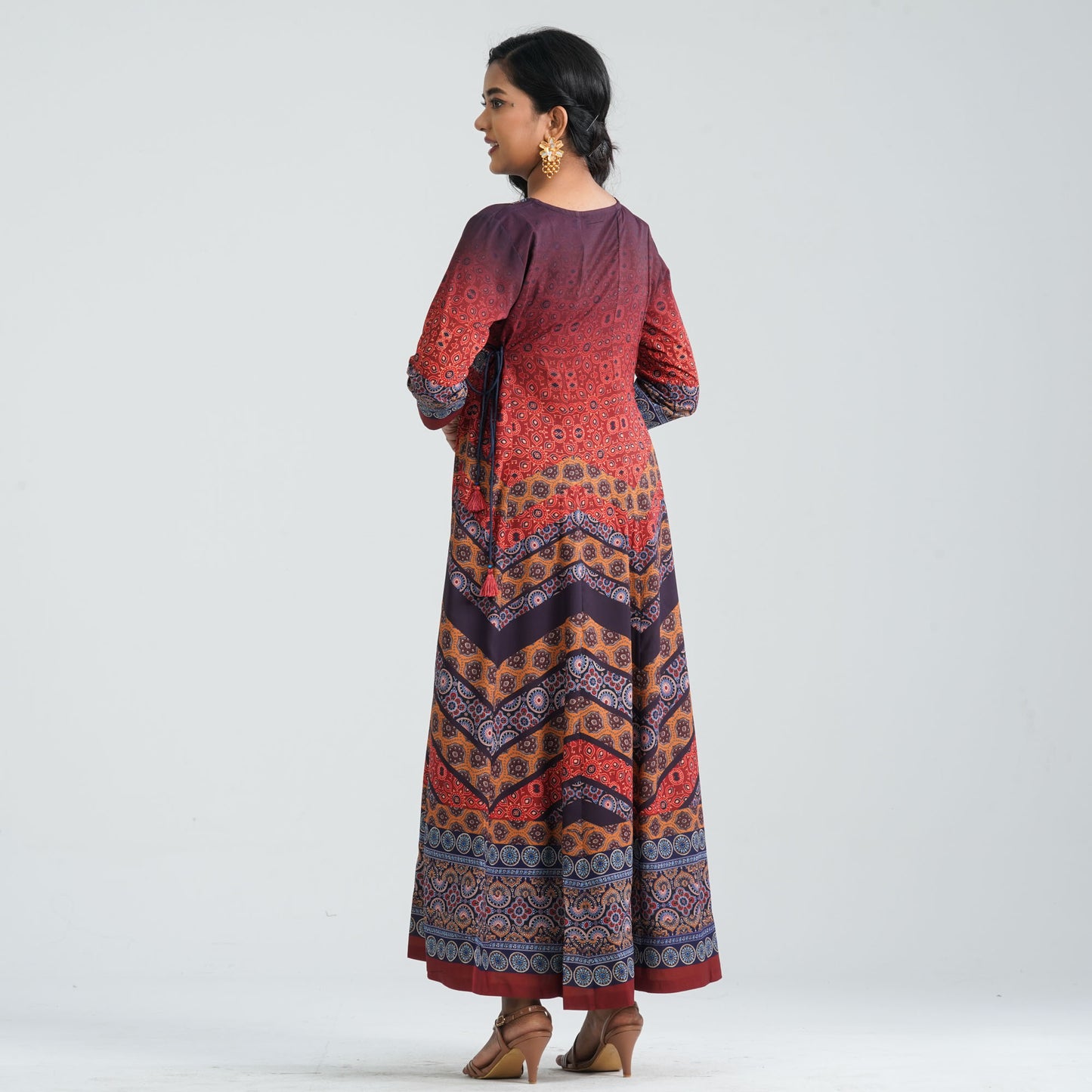 Women's Mixed Cotton Gown