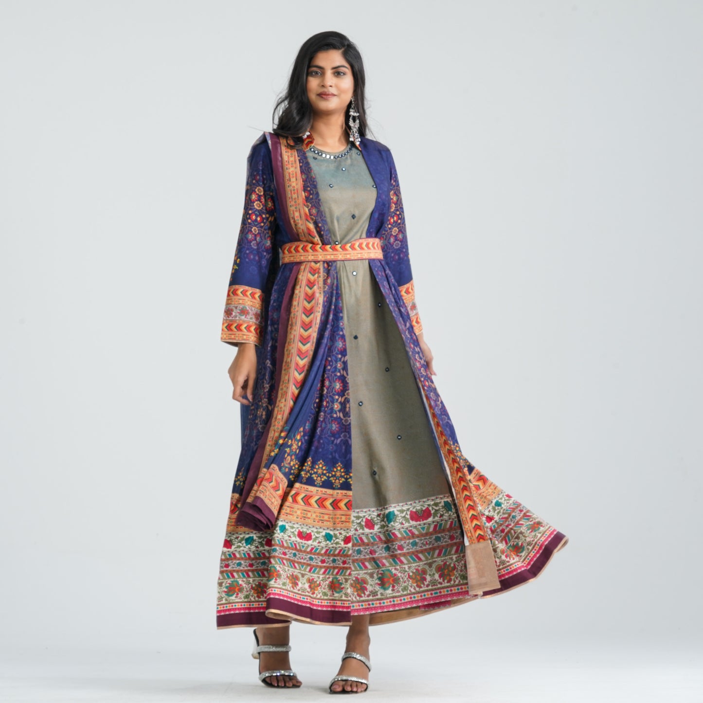 Women's Blended Silk Gown