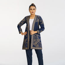 Load image into Gallery viewer, ETHNIC JACKET-NAVY
