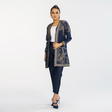 Load image into Gallery viewer, ETHNIC JACKET-NAVY
