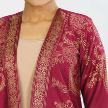 Load image into Gallery viewer, ETHNIC JACKET-MAROON
