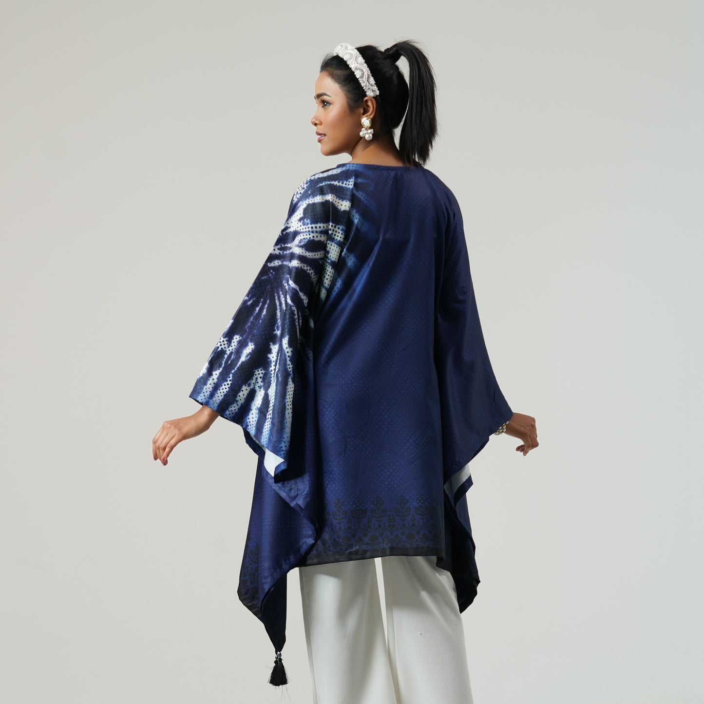 Womens Blue Kaftan