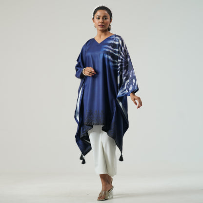 Womens Blue Kaftan