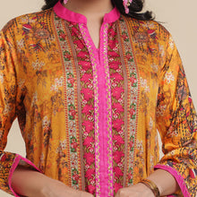 Load image into Gallery viewer, Ladies Average Kurti- Mustard
