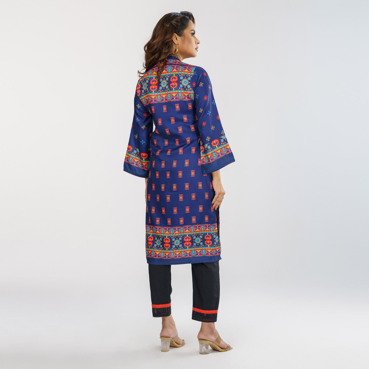 Womens Navy Ethnic Kurti