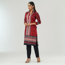 Load image into Gallery viewer, Womens Ethnic Maroon Kurti
