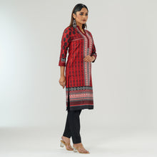 Load image into Gallery viewer, Womens Ethnic Maroon Kurti
