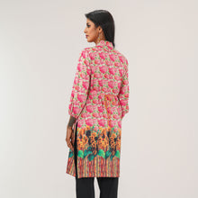 Load image into Gallery viewer, Womens Pink Printed Kurti
