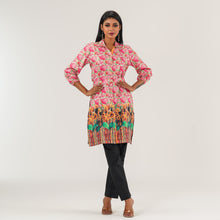 Load image into Gallery viewer, Womens Pink Printed Kurti
