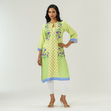 Load image into Gallery viewer, Womens Lemon Printed Kurti
