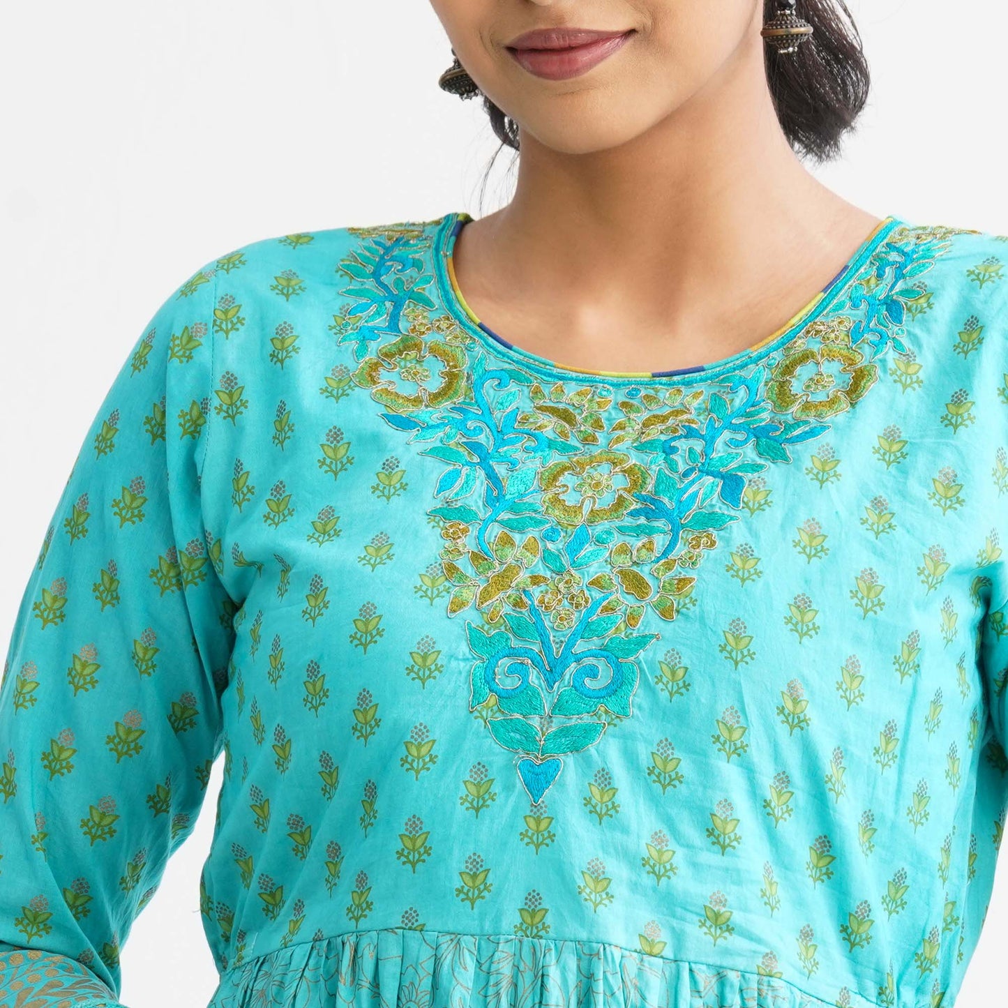 Women’s Premium Pastel Anarkali Kurti
