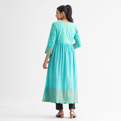 Women’s Premium Pastel Anarkali Kurti