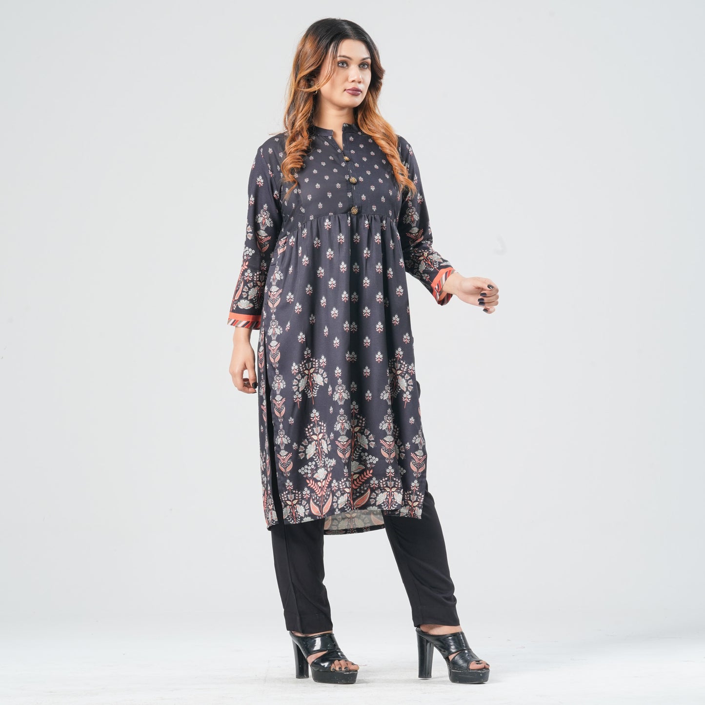 Women’s Black Ethnic Kurti