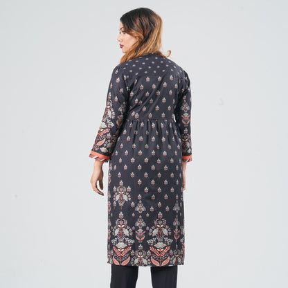 Women’s Black Ethnic Kurti