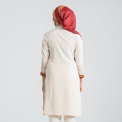 Women's Blended Silk Kurti