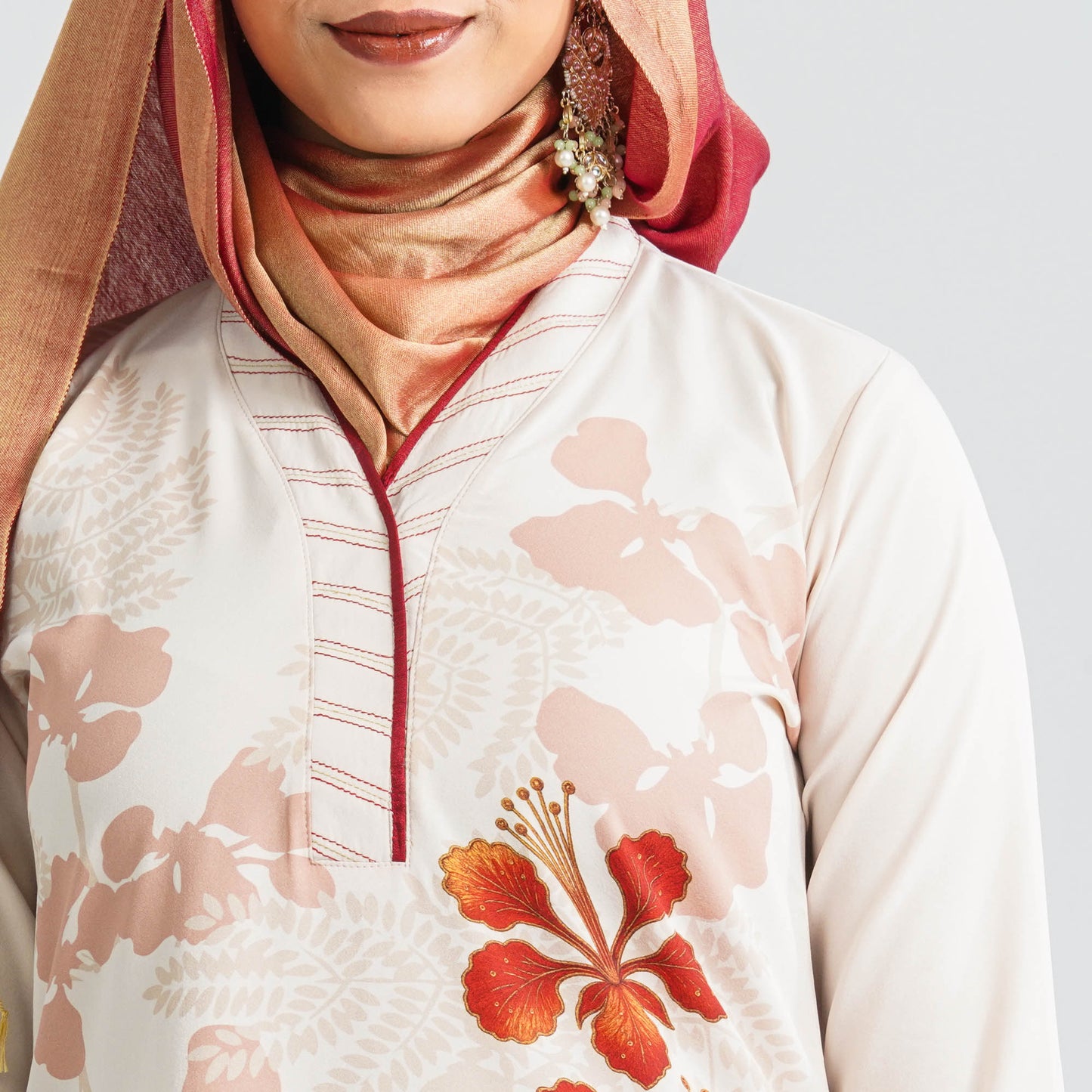 Women's Blended Silk Kurti