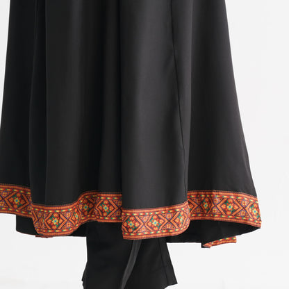 Women’s Premium Black Anarkali Kurti
