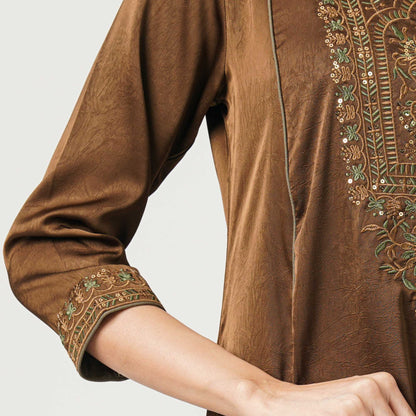 Women’s Cracked Silk Kurti