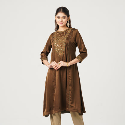 Women’s Cracked Silk Kurti