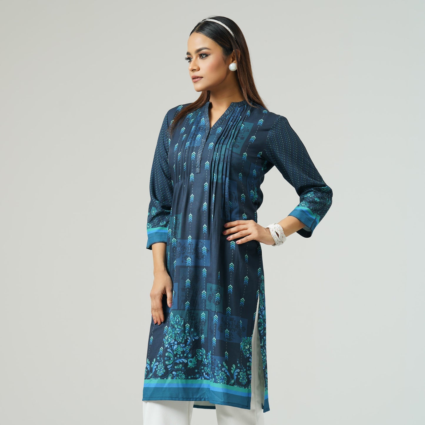 Women's Blue Kurti