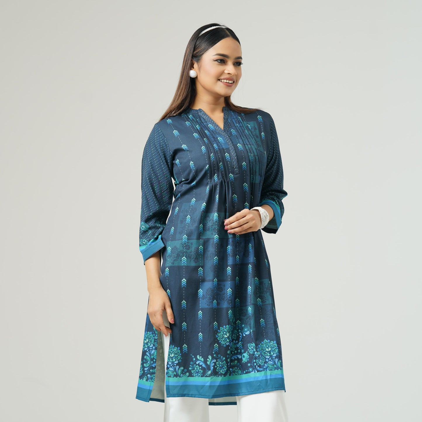 Women's Blue Kurti