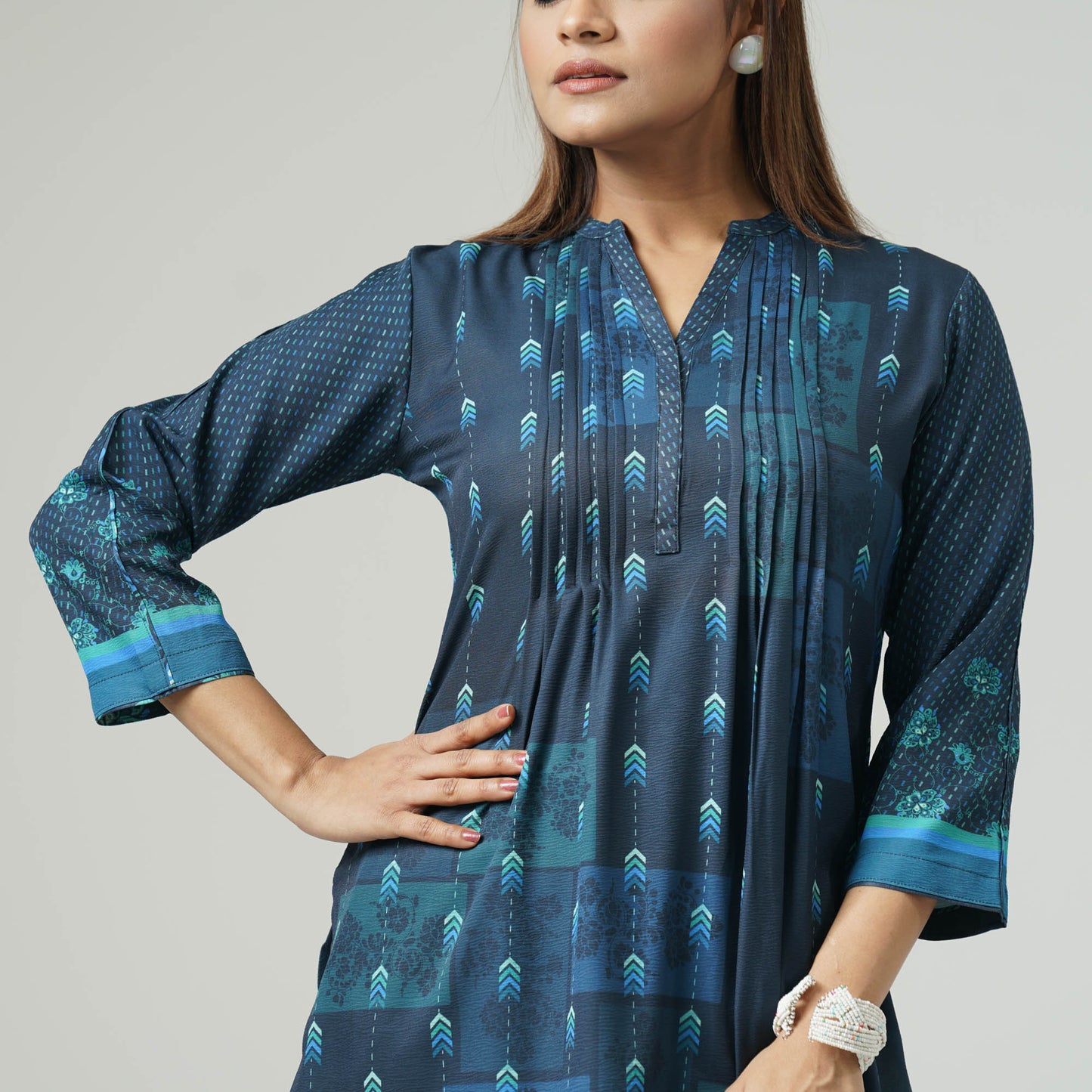 Women's Blue Kurti