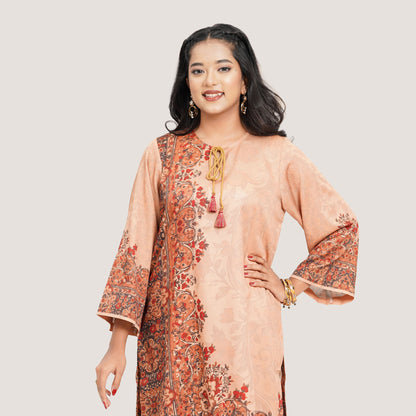 Women's Beige Kurti