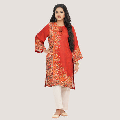Women's Red Kurti