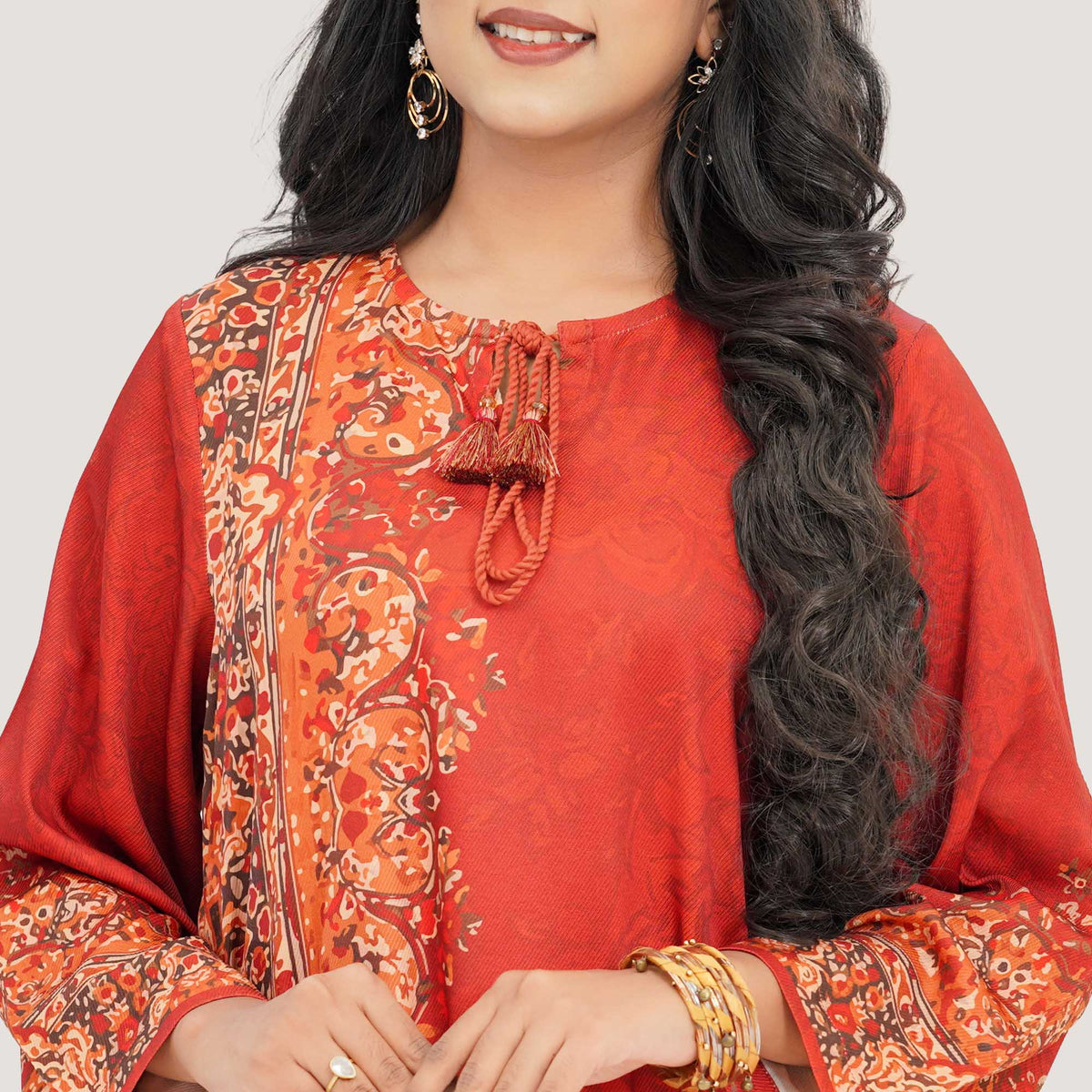 Women's Red Kurti