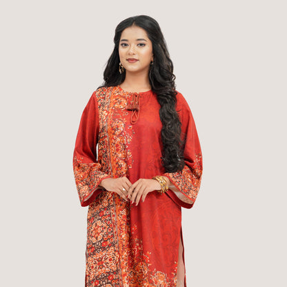 Women's Red Kurti