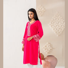 Load image into Gallery viewer, ETHNIC HIGH RANGE KURTI-PINK
