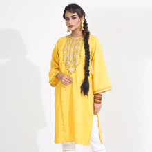 Load image into Gallery viewer, Women Yellow Kurti
